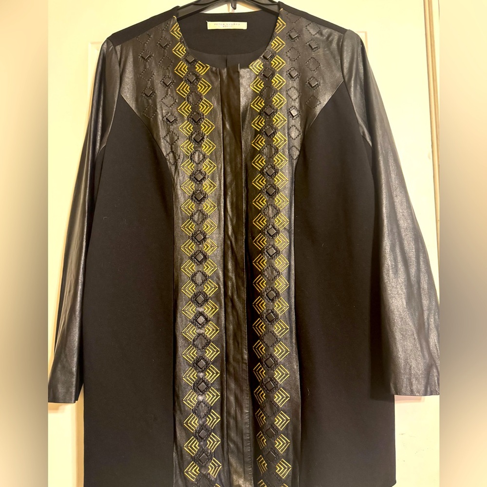 Peter Nygard Leather& Knit Jacket - image 2